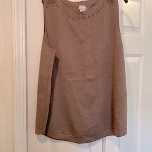 Shimmer light sweater tank from Chicos size 3
